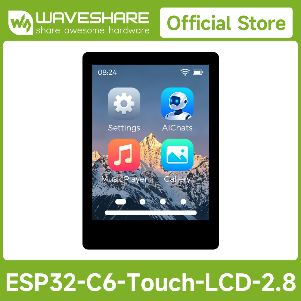 Esp32 C6 - Placa de Desenvolvimento Waveshare ESP32-C6 com