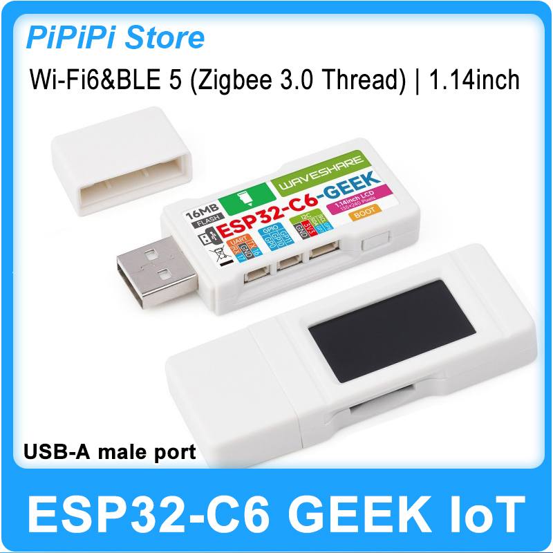 Esp32 C6 - Placa de Desenvolvimento ESP32-C6 GEEK com