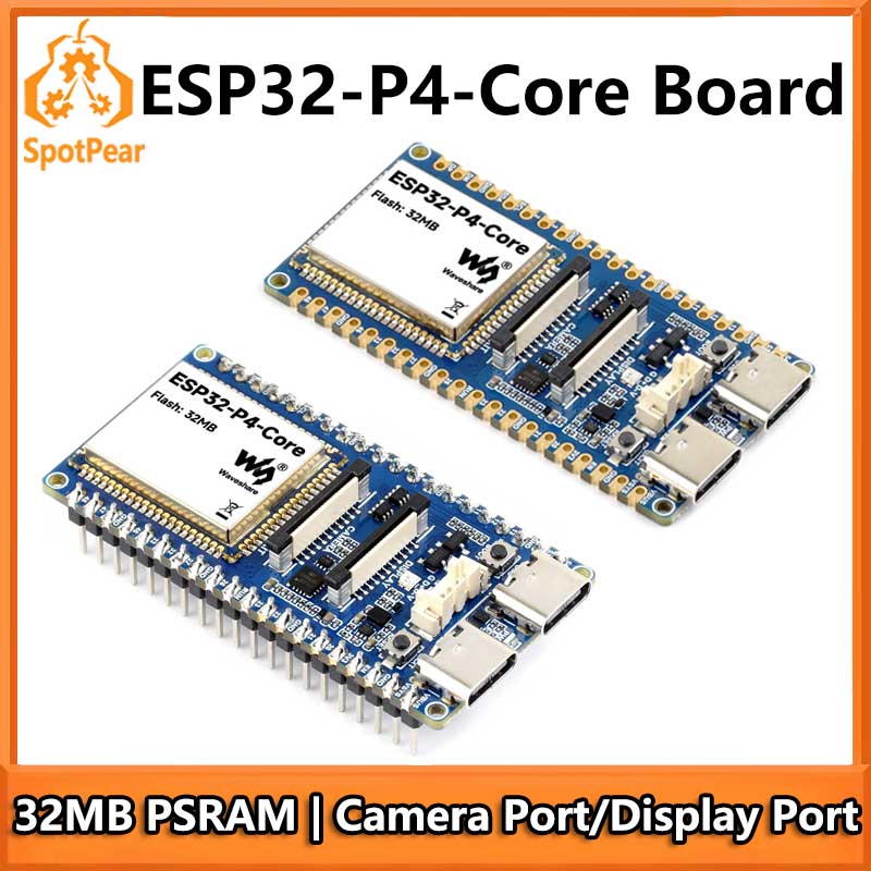 Esp32 P4 - Placa ESP32-P4-Core com 32MB PSRAM USB