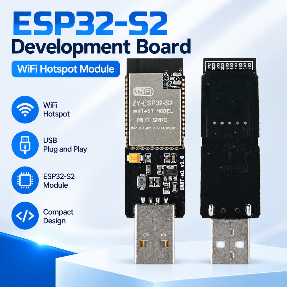 Esp32 S2 - Placa de Desenvolvimento ESP32-S2 Módulo Hotspot