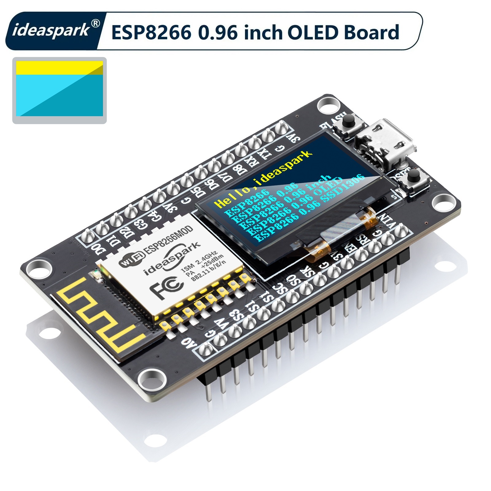 Esp8266 Nodemcu - Placa de desenvolvimento nodemcu esp8266 com