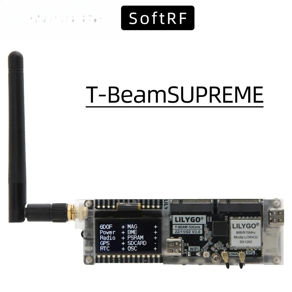 Esp32 - Placa de Desenvolvimento LILYGO SoftRF T-BeamSUPREME