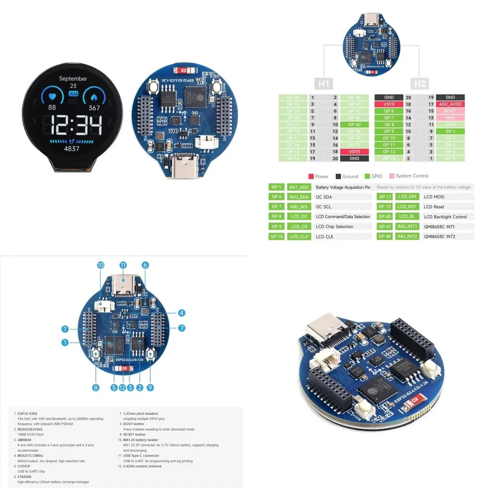Esp32 - Placa de Desenvolvimento ESP32-S3 com Tela