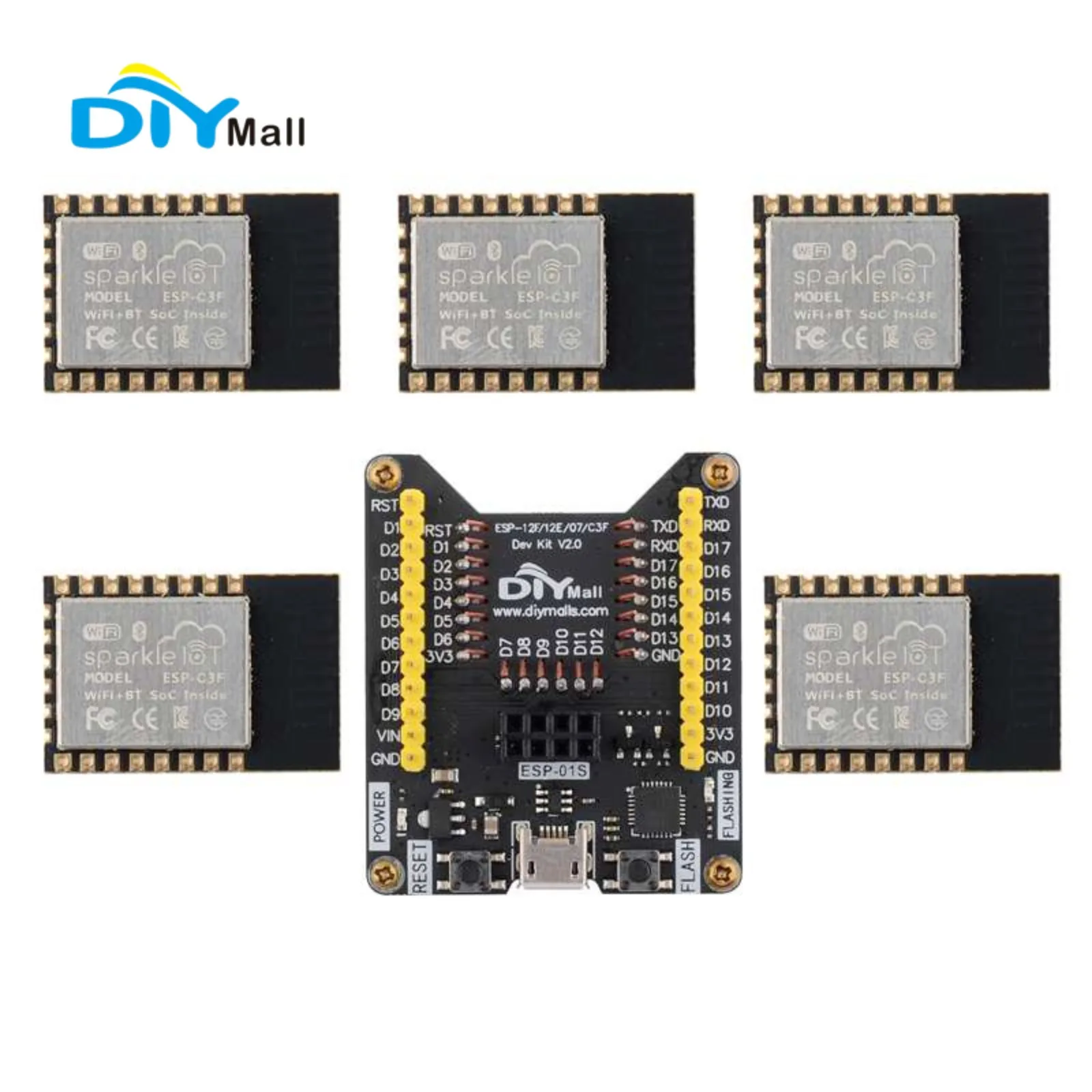 Módulo ESP32-C3F WiFi + BT Pro - Esp8266 avaliação e preço