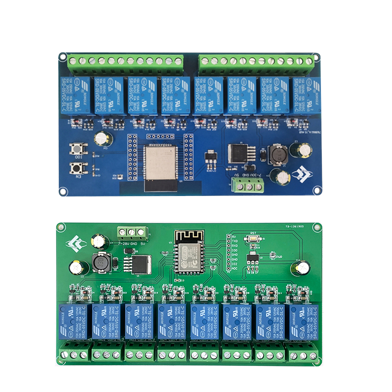 Módulo de Relé WIFI de 8 Canai - Esp32 Uart Module avaliação e preço