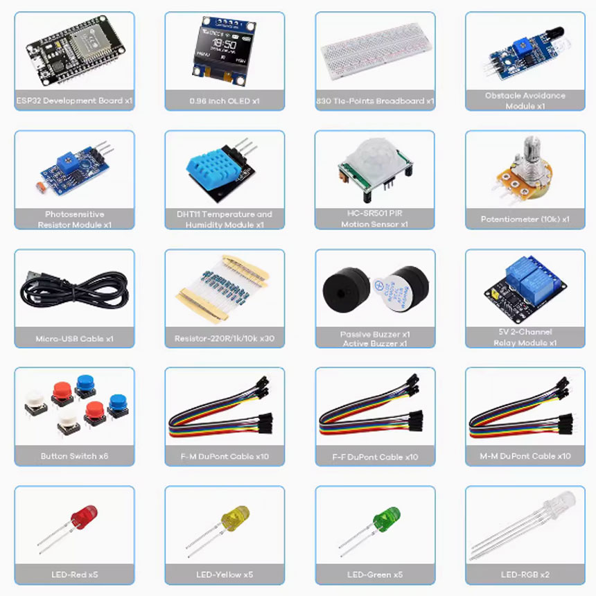 Kit criador para projetos kit  - Esp32 Devkit avaliação e preço