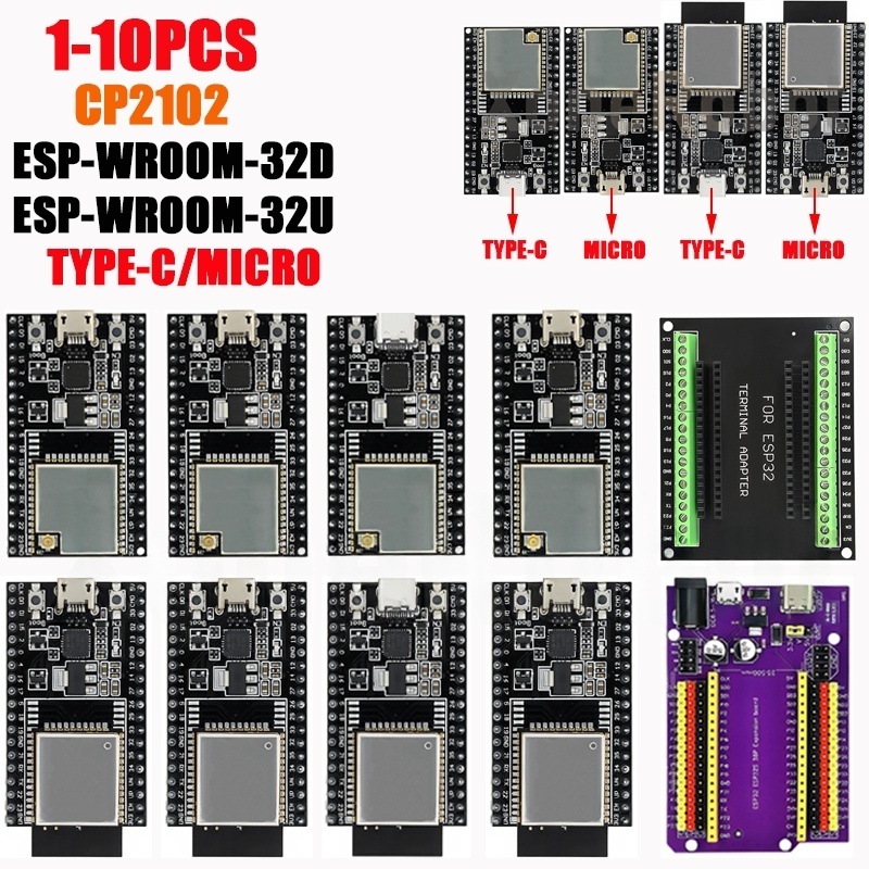 1-10 pces ESP32-DevKitC placa  - Esp32 Devkit avaliação e preço